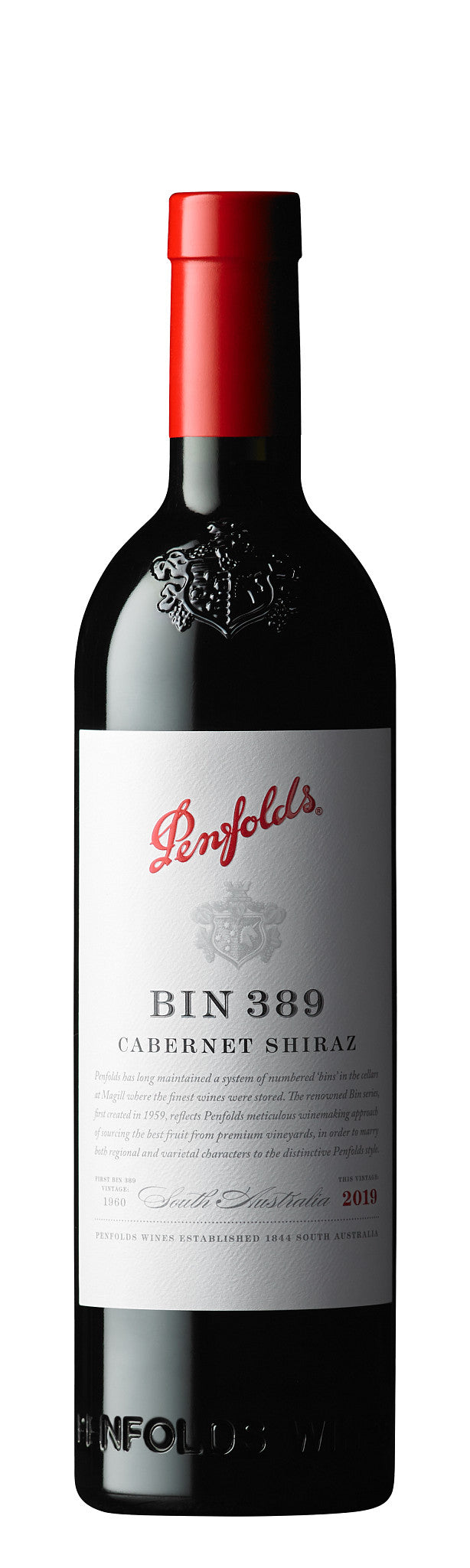 Penfolds Bin 389 Cabernet-Shiraz 2019  Front Bottle Shot