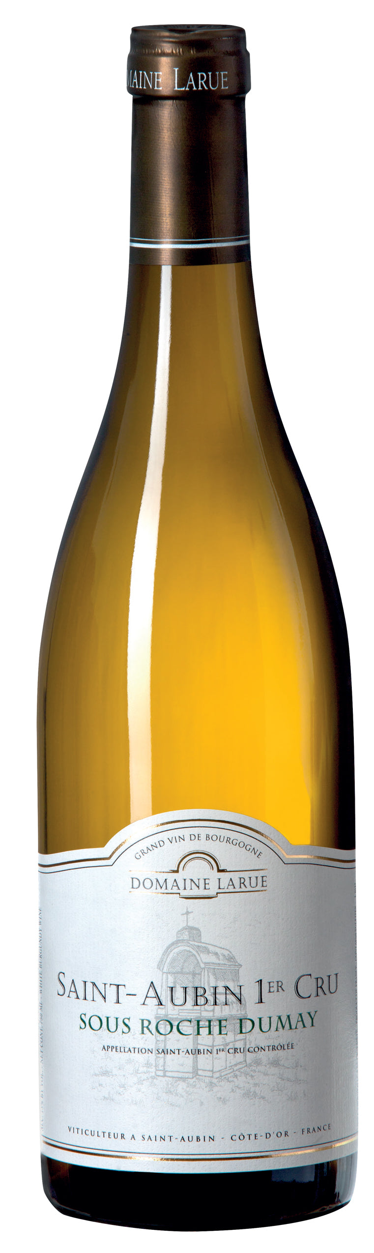 Domaine Larue Saint-Aubin Sous Roche Dumay Premier Cru 2022  Front Bottle Shot