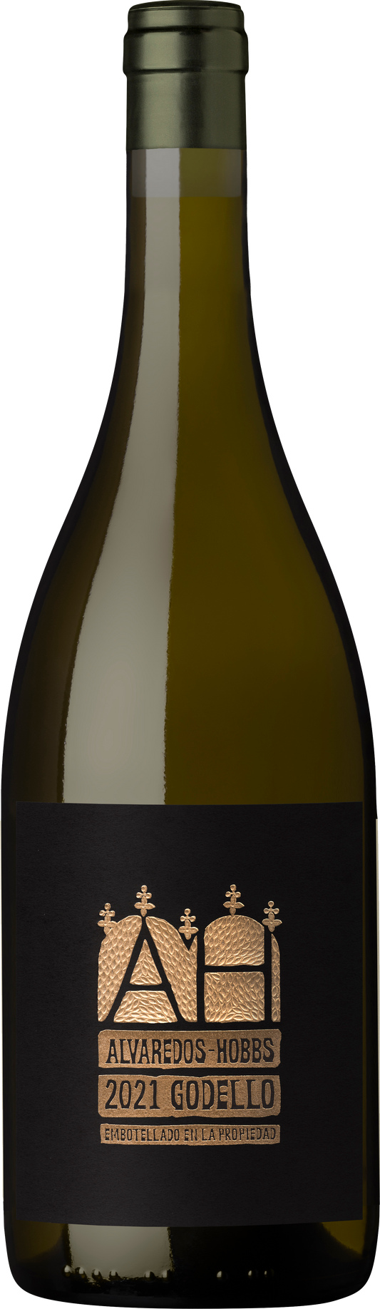 Alvaredos-Hobbs Ribeira Sacra Godello 2021  Front Bottle Shot