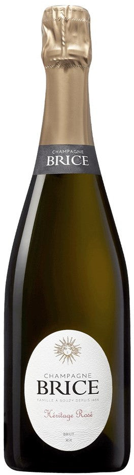 Champagne Brice Heritage Brut Rose  Front Bottle Shot