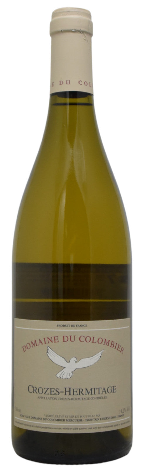Domaine du Colombier Crozes-Hermitage Blanc 2023  Front Bottle Shot
