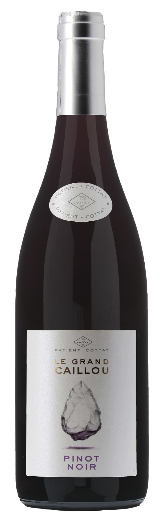 Patient Cottat Le Grand Caillou Pinot Noir 2023  Front Bottle Shot