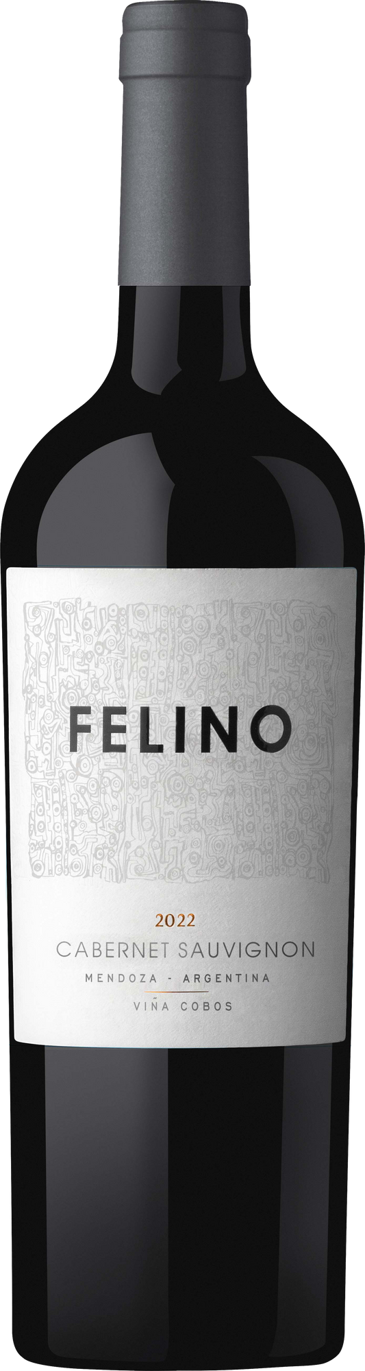 Vina Cobos Felino Cabernet Sauvignon 2022  Front Bottle Shot