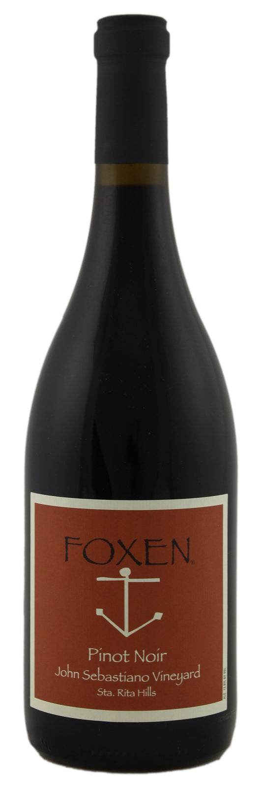 Foxen John Sebastiano Vineyard Pinot Noir 2021  Front Bottle Shot