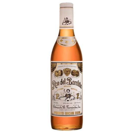 Ron del Barrilito Three Stars Puerto Rican Rum 750ml