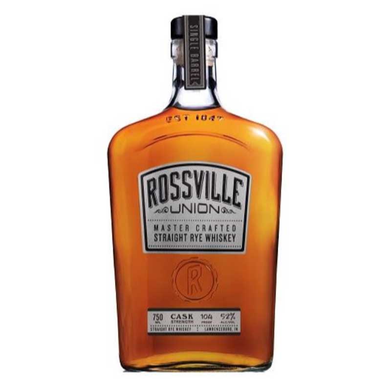 Rossville Union Cask Strength Rye Whiskey 750ml