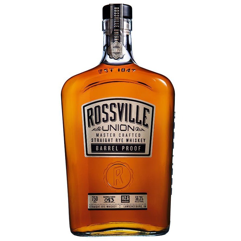 Rossville Union Master Crafted Barrel Proof Rye Whiskey 750ml