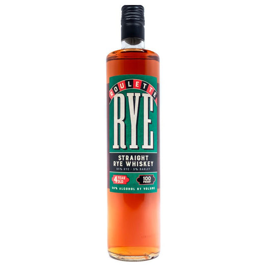 Roulette 4 Years Old Straight Rye Whiskey 750ml