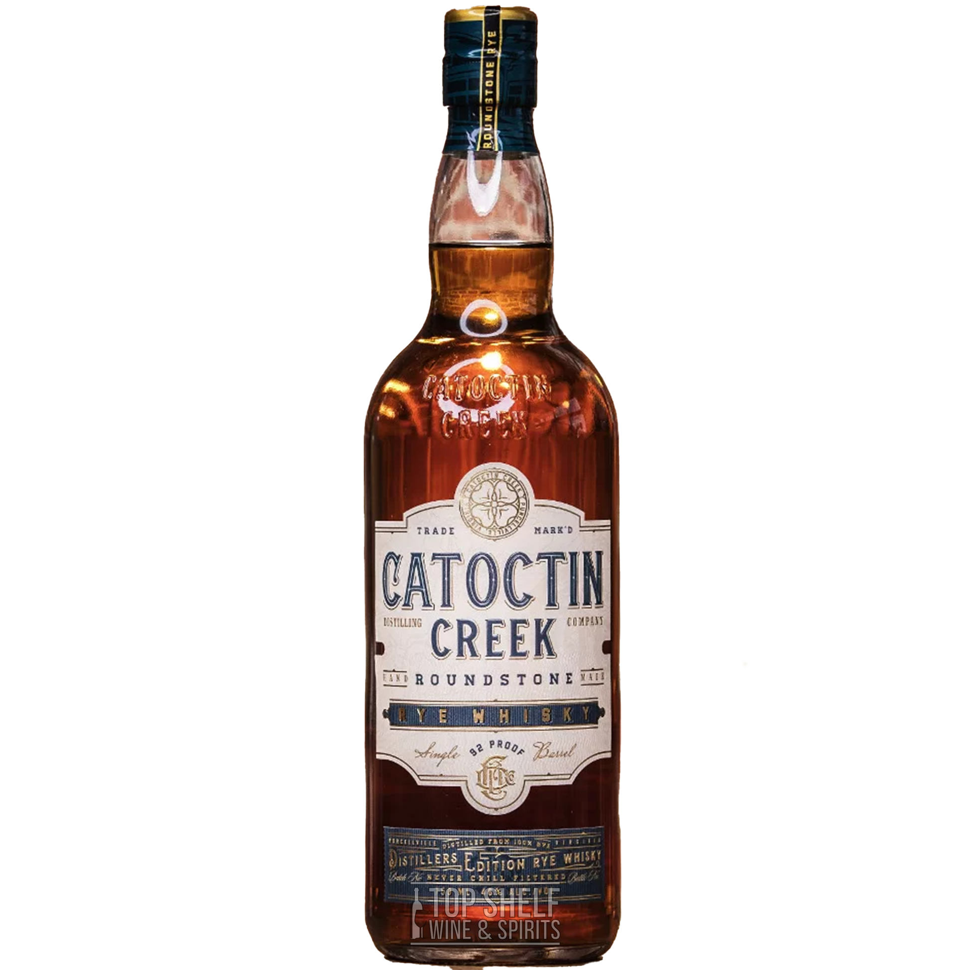 Catoctin Creek Roundstone Rye whiskey Distillers Edition (Blue)