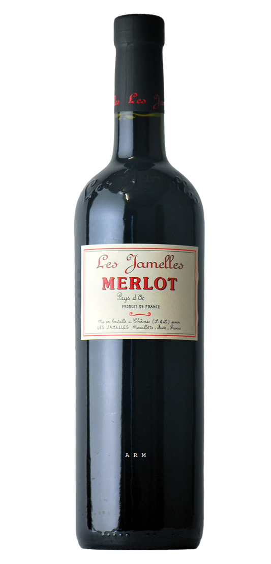 Les Jamelles Merlot 2020  Front Bottle Shot