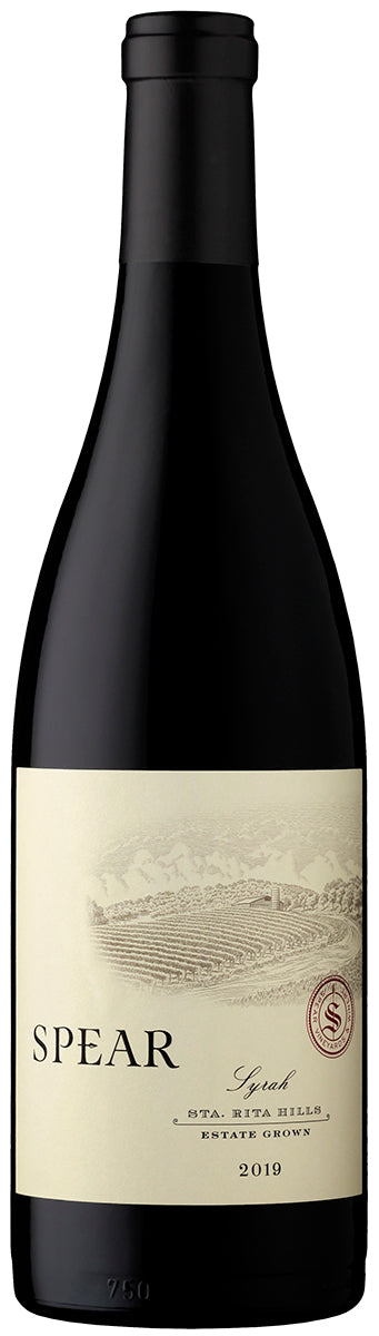 Spear Estate Syrah 2019  Front Bottle Shot