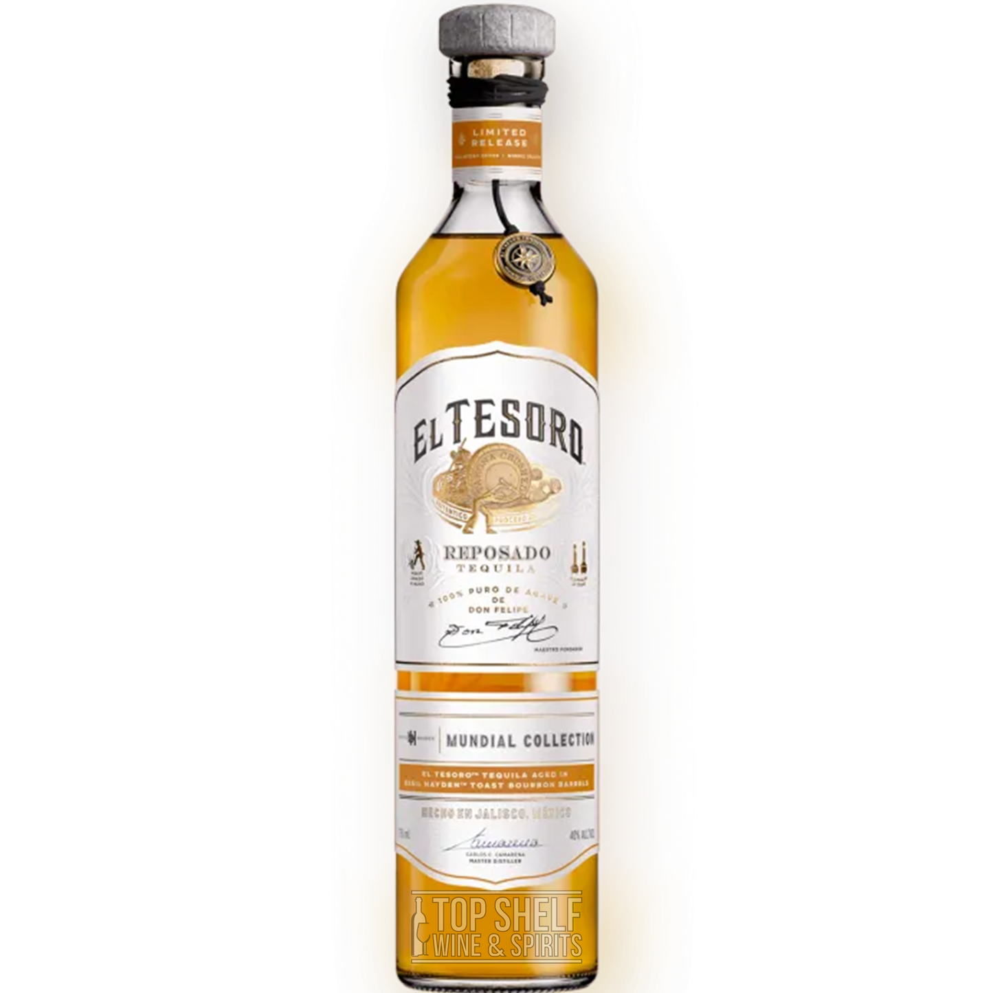 El Tesoro Mundial Collection Reposado Tequila