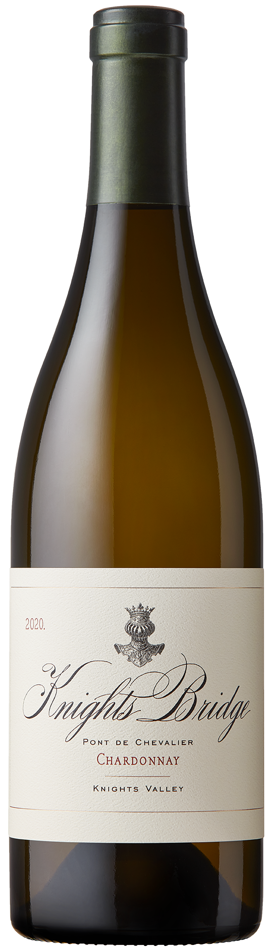 Knights Bridge Pont de Chevalier Chardonnay 2020  Front Bottle Shot