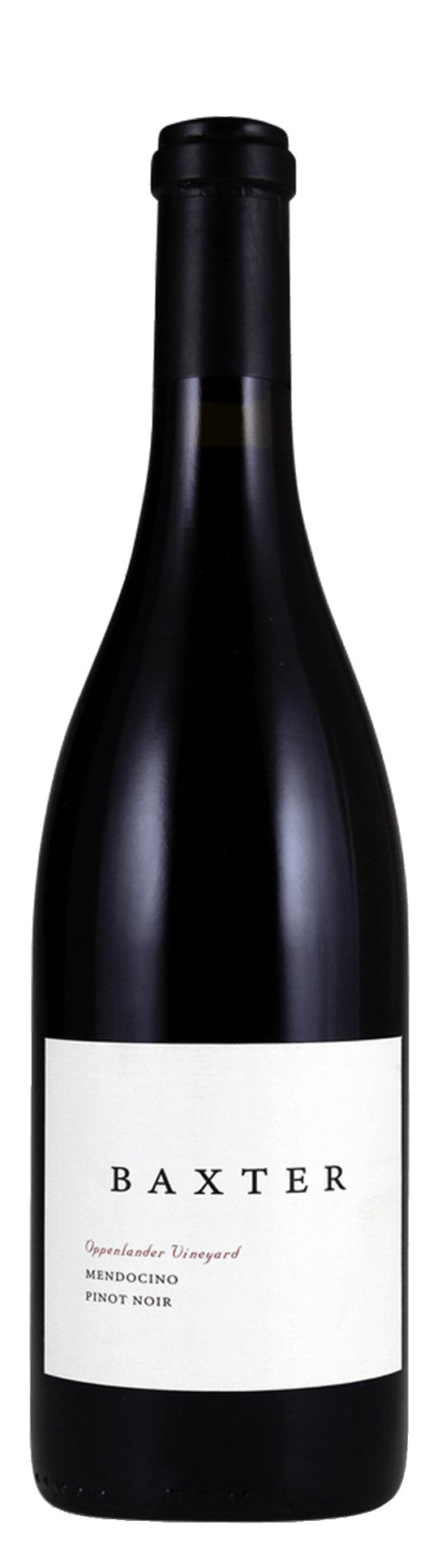 Baxter Oppenlander Pinot Noir 2018  Front Bottle Shot