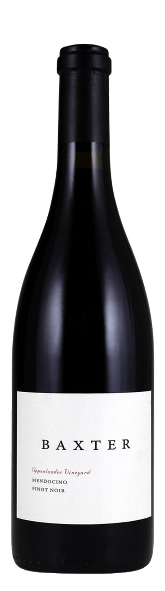 Baxter Oppenlander Pinot Noir 2018  Front Bottle Shot