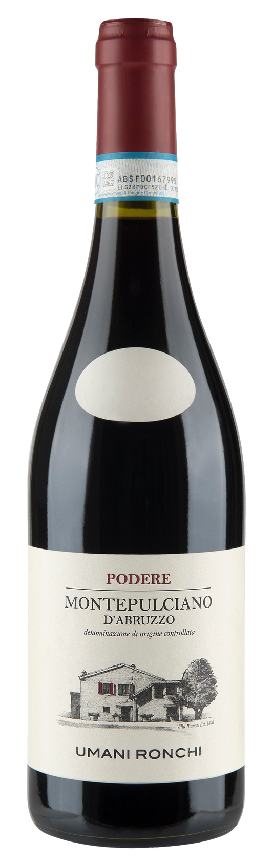 Umani Ronchi Podere Montepulciano d'Abruzzo 2023  Front Bottle Shot