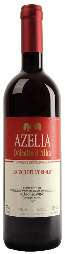 Azelia Bricco dell'Oriolo Dolcetto d'Alba 2018  Front Bottle Shot
