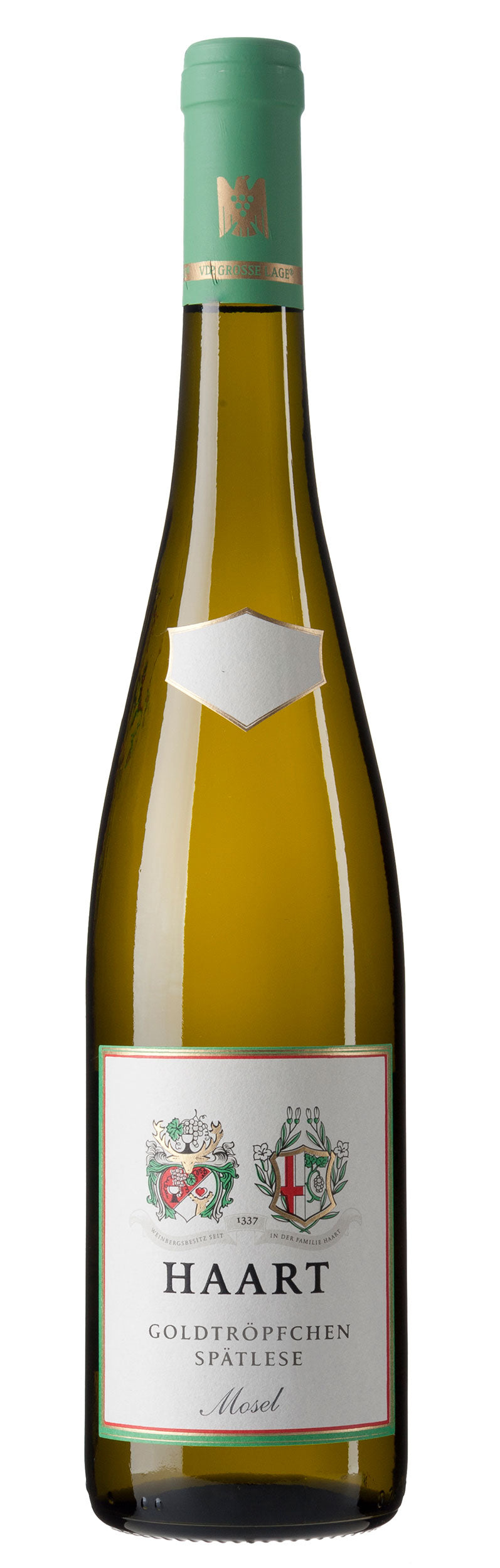 Reinhold Haart Goldtropfchen Riesling Spatlese 2021  Front Bottle Shot