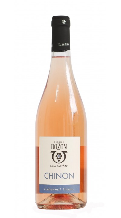 Domaine Dozon Chinon Rose 2023  Front Bottle Shot