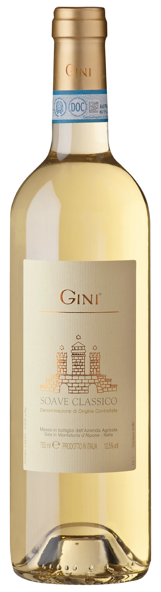 Gini Soave Classico 2023  Front Bottle Shot