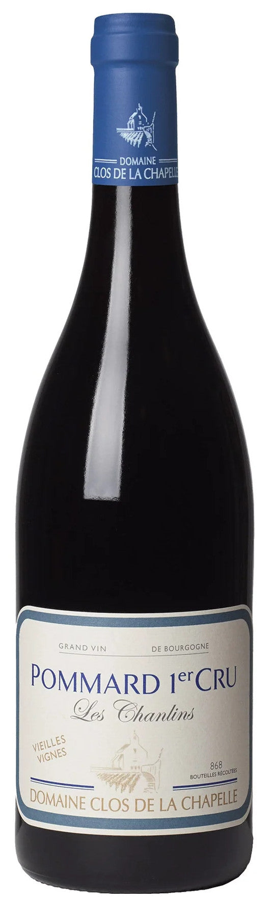 Domaine Clos de la Chapelle Pommard Les Chanlins Premier Cru 2022  Front Bottle Shot