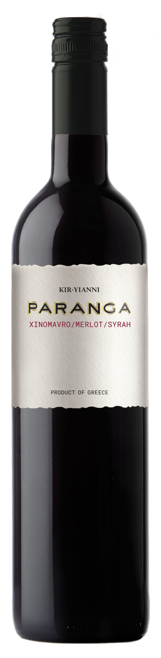 Kir-Yianni Paranga Red Blend 2022  Front Bottle Shot