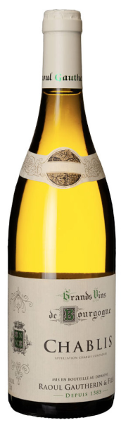 Domaine Raoul Gautherin & Fils Chablis 2023  Front Bottle Shot