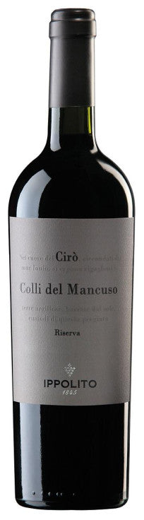Ippolito 1845 Ciro Classico Superiore Riserva Colli del Mancuso 2021  Front Bottle Shot