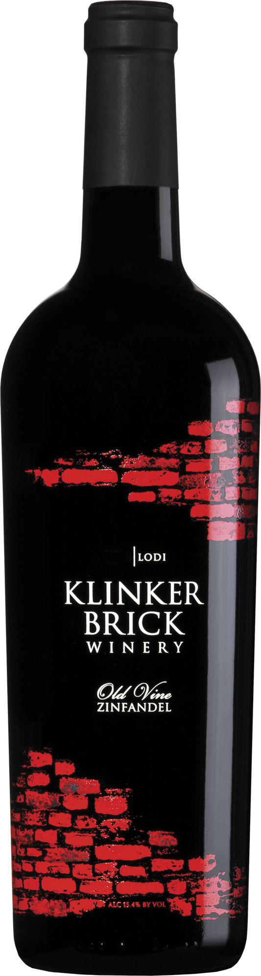 Klinker Brick Old Vine Zinfandel 2021  Front Bottle Shot