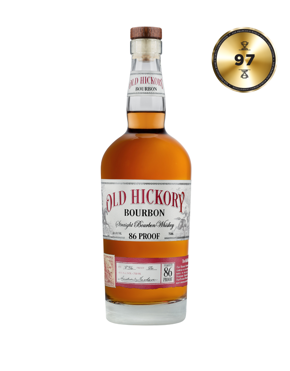 OLD HICKORY STRAIGHT BOURBON 750 ML