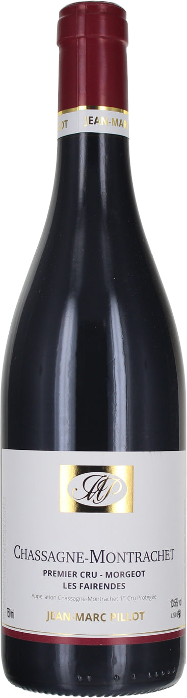 Domaine Jean-Marc Pillot Chassagne-Montrachet Morgeot Les Fairendes Rouge Premier Cru 2020  Front Bottle Shot