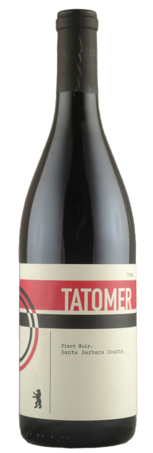 Tatomer Santa Barbara County Pinot Noir 2022  Front Bottle Shot
