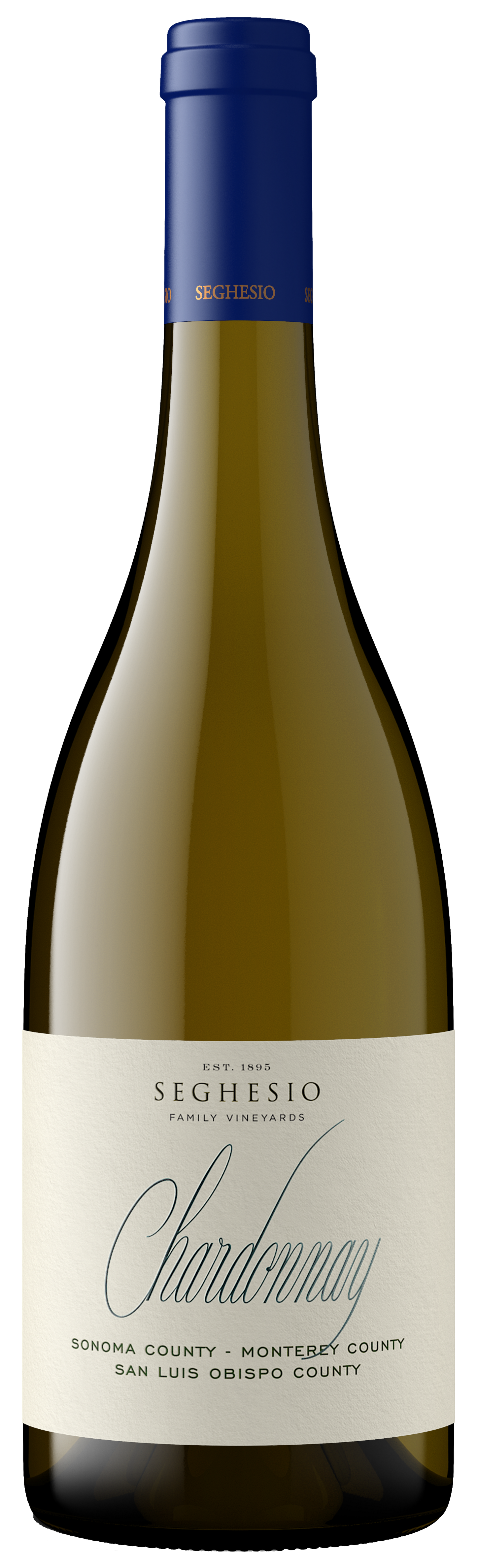 Seghesio Chardonnay 2023  Front Bottle Shot