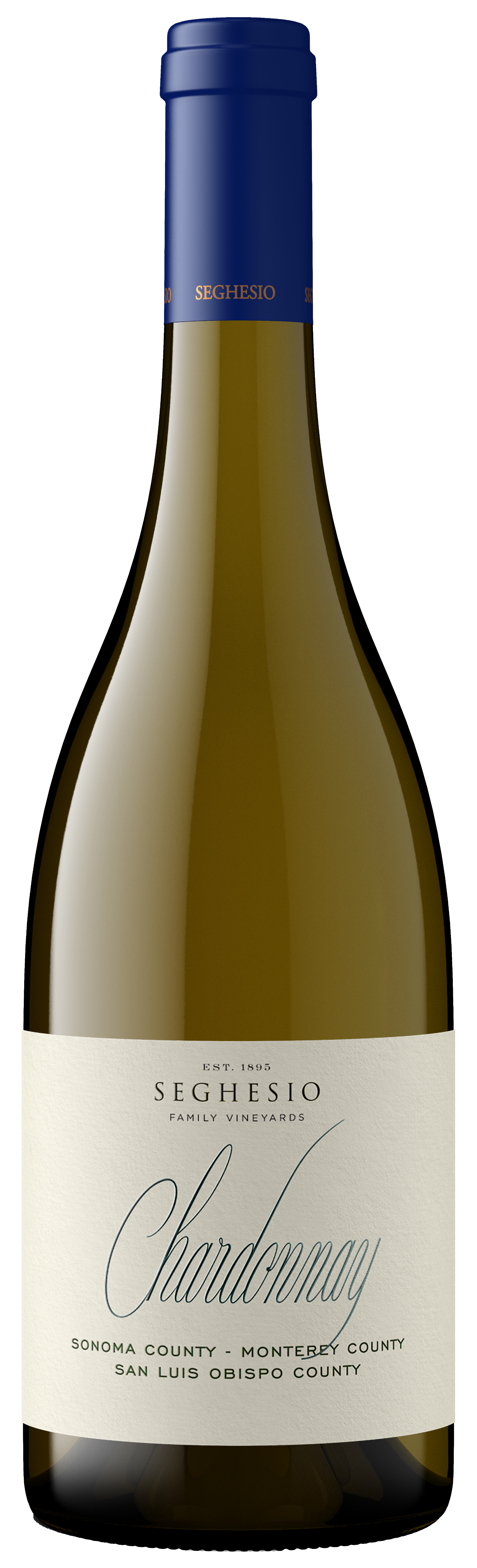 Seghesio Chardonnay 2023  Front Bottle Shot