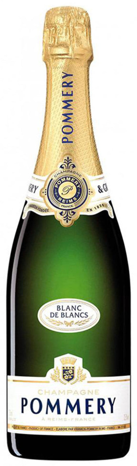 Pommery Blanc de Blancs Brut  Front Bottle Shot