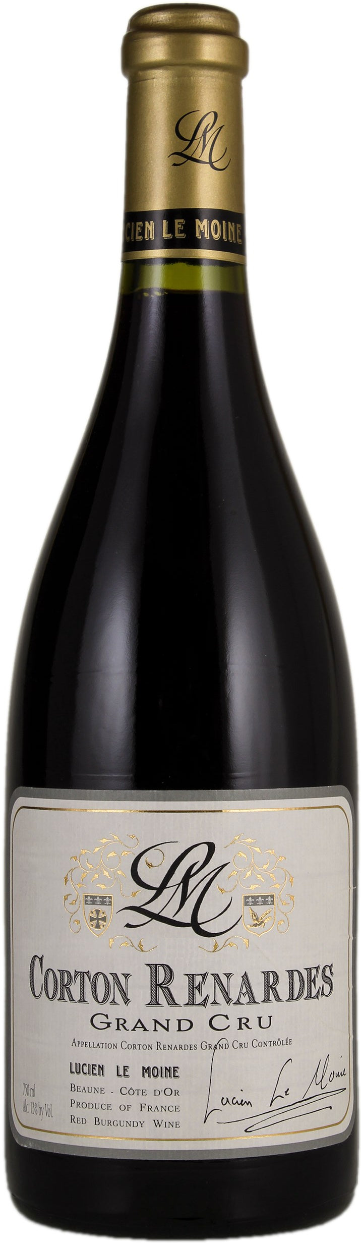 Lucien Le Moine Corton Perrieres Grand Cru 2022  Front Bottle Shot