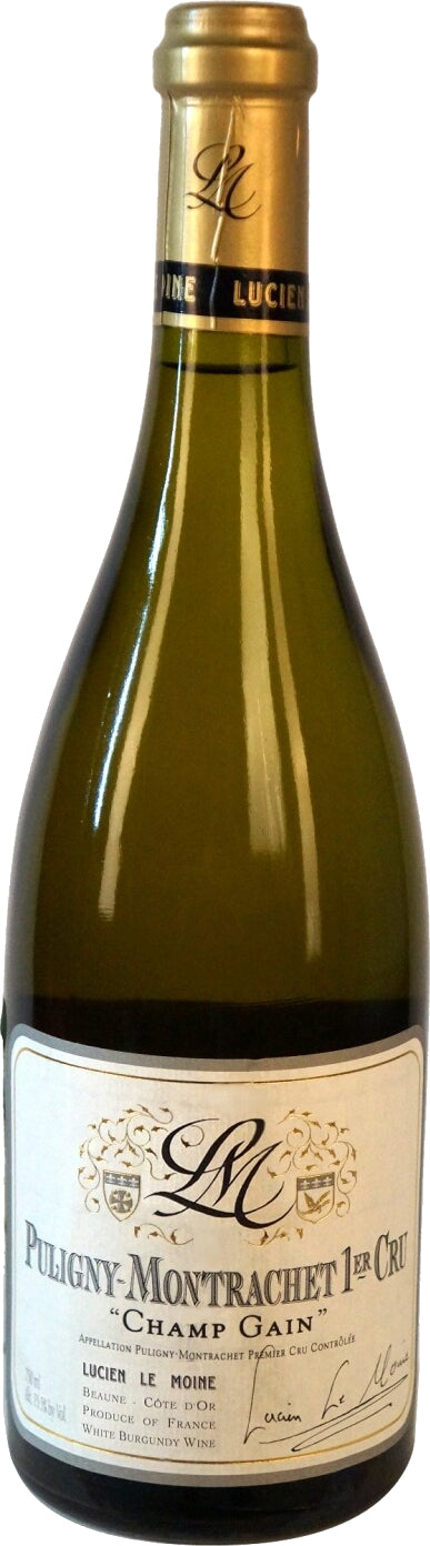 Lucien Le Moine Puligny-Montrachet Champ Gain Premier Cru 2022  Front Bottle Shot