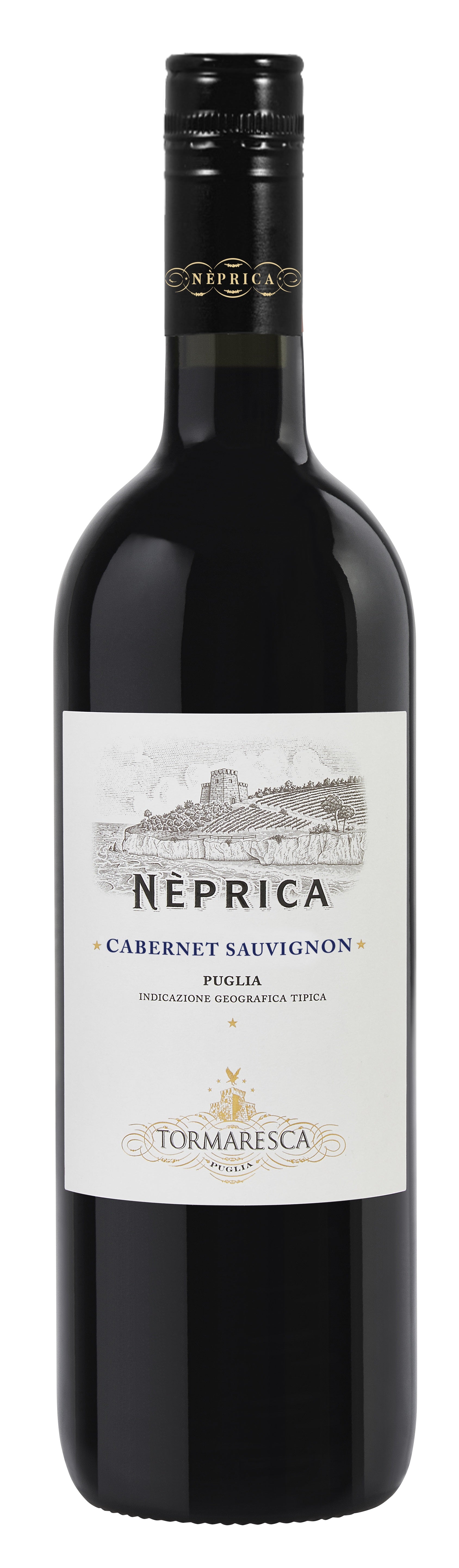 Tormaresca Neprica Cabernet Sauvignon 2021  Front Bottle Shot