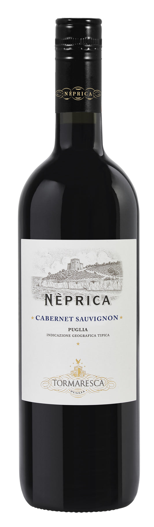 Tormaresca Neprica Cabernet Sauvignon 2021  Front Bottle Shot