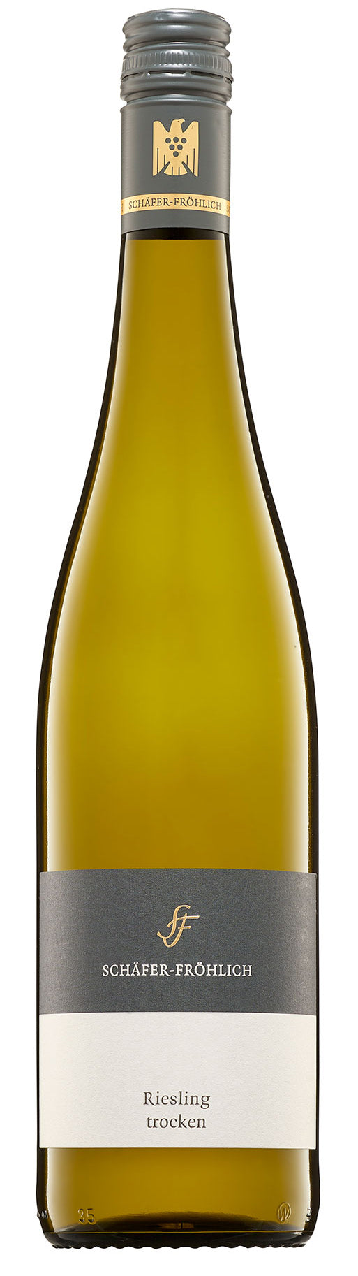 Schafer-Frohlich Estate Riesling Trocken 2022  Front Bottle Shot