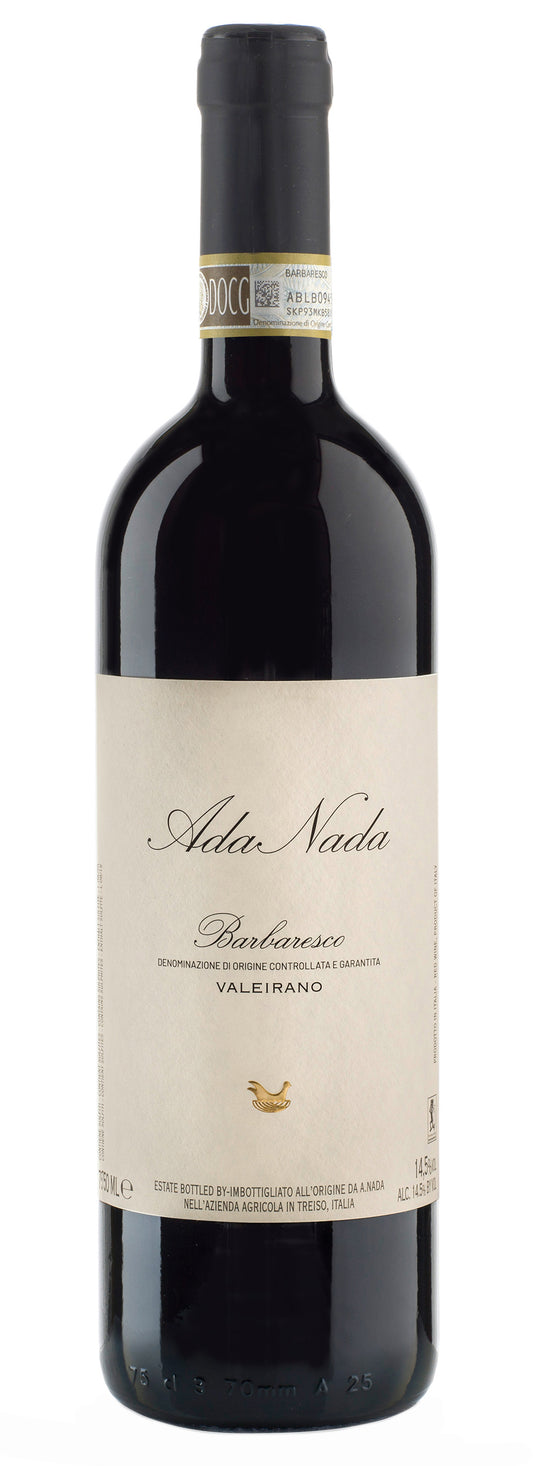 Ada Nada Barbaresco Valeirano 2020  Front Bottle Shot