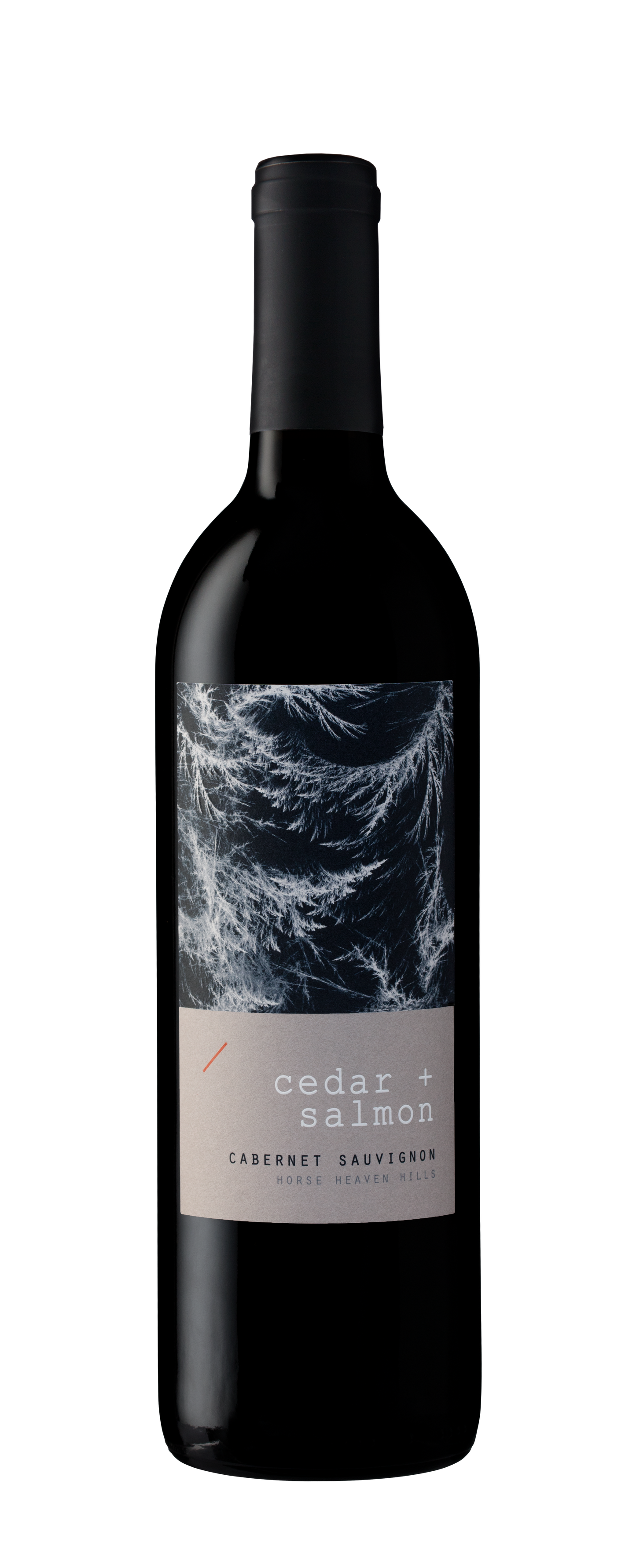 Cedar + Salmon Cabernet Sauvignon 2021  Front Bottle Shot