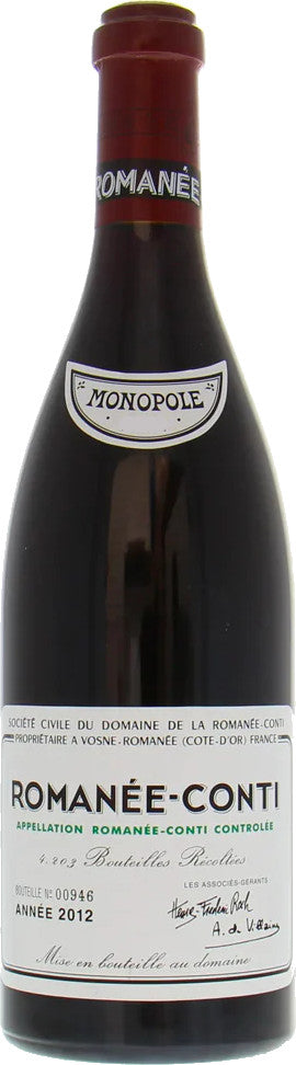 Domaine de la Romanee-Conti Romanee-Conti Grand Cru 2019  Front Bottle Shot