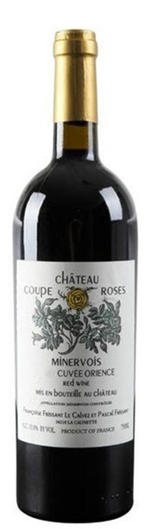 Chateau Coupe Roses Minervois Cuvee Orience 2018  Front Bottle Shot