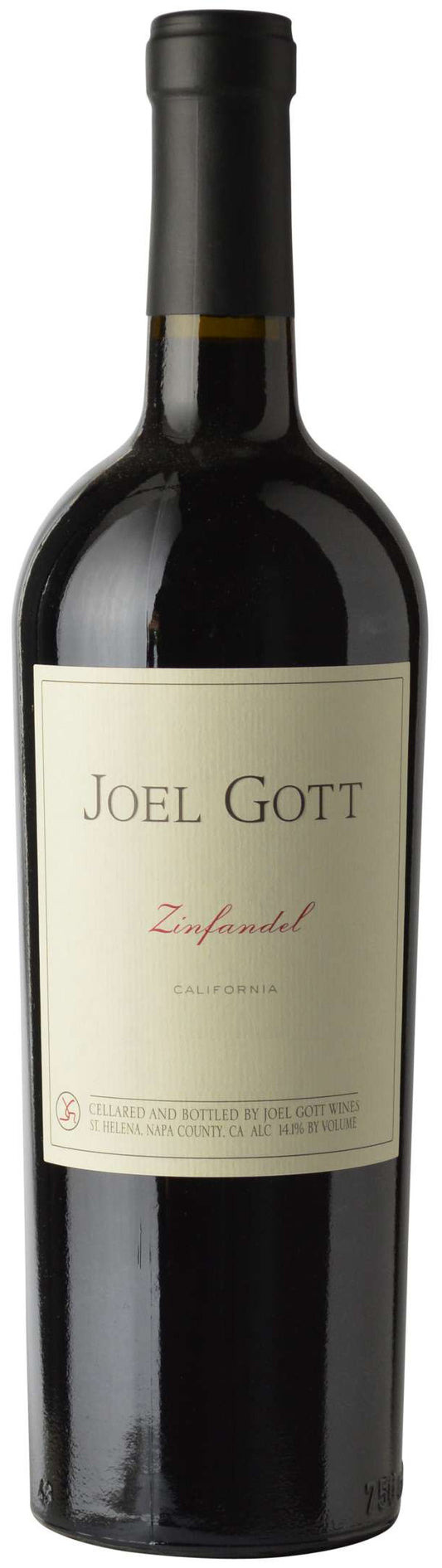 Joel Gott Zinfandel 2022  Front Bottle Shot