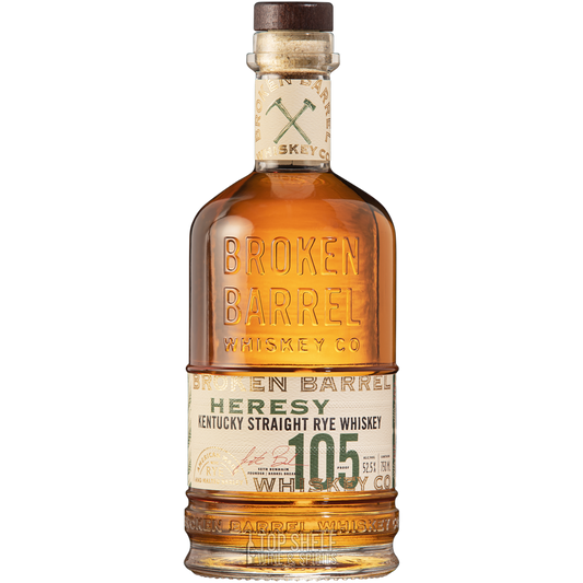 Broken Barrels Heresy Kentucky Rye Whiskey