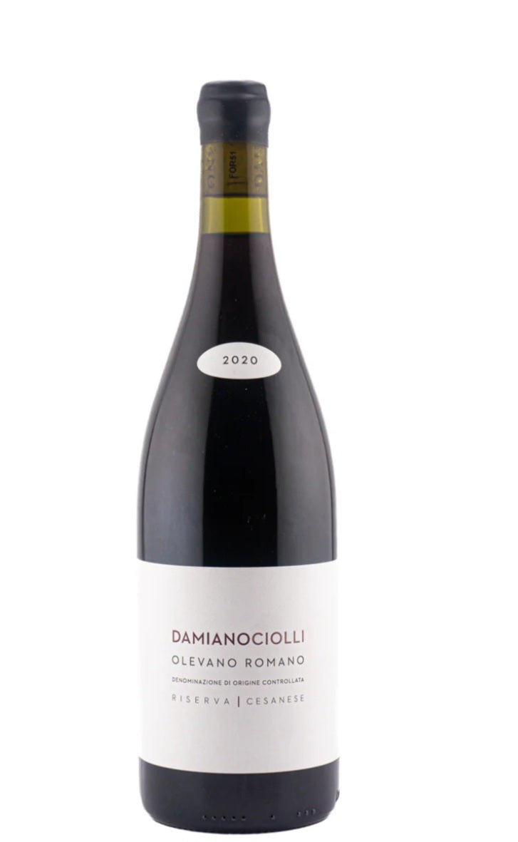 Cantina Damiano Ciolli Cesanese di Olevano Romano Riserva 2020  Front Bottle Shot