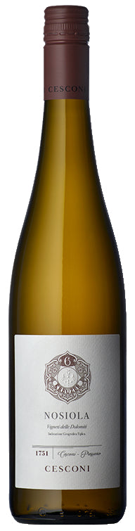 Cesconi Nosiola 2022  Front Bottle Shot