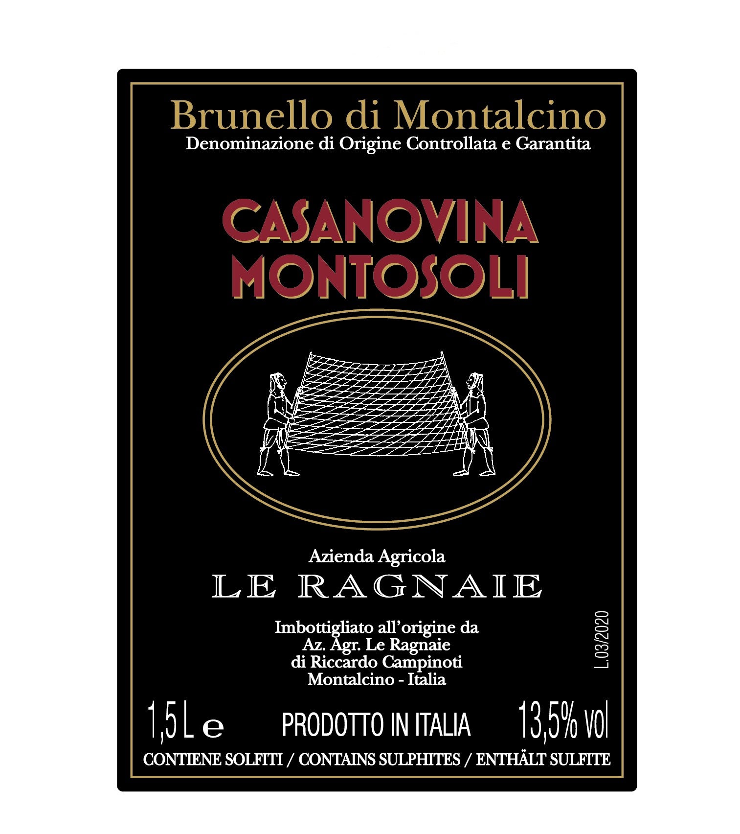 Le Ragnaie Casanovina Montosoli Brunello di Montalcino (1.5 Liter Magnum) 2017