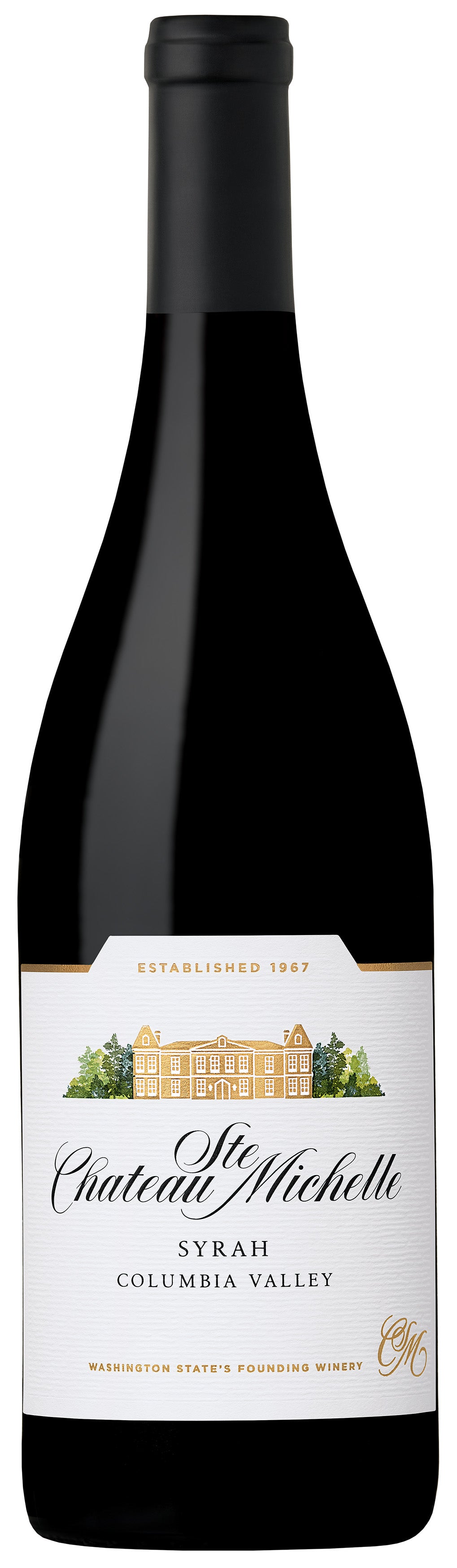 Chateau Ste. Michelle Columbia Valley Syrah 2021  Front Bottle Shot